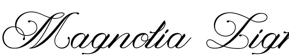 Magnolia Light Font Download Free