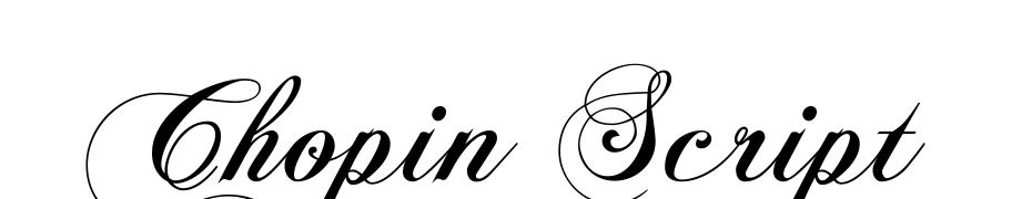 Chopin Script Font Download Free