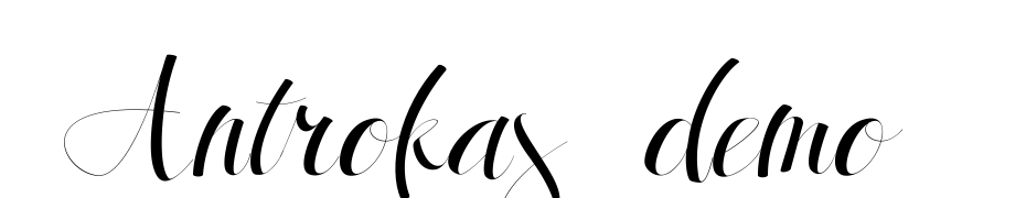 Antrokas_demo Font Download Free