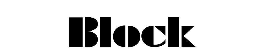 Block Font Download Free