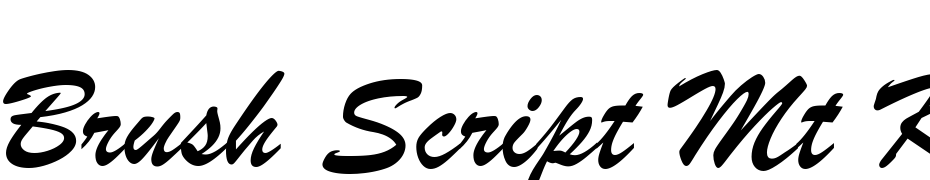 Brush Script MT Italic Font Download Free