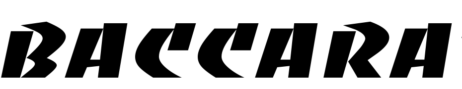 Baccarat Wide Regular Font Download Free