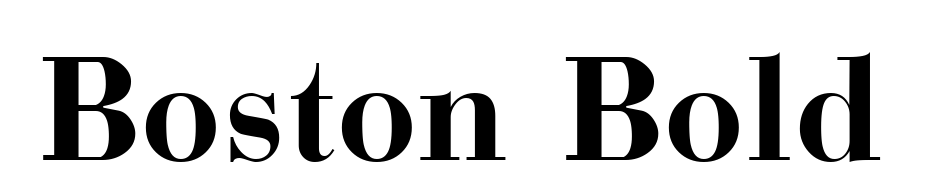 Boston Bold Font Download Free