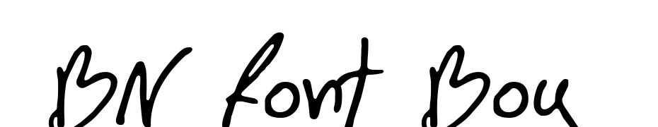 BN Font Boy Font Download Free