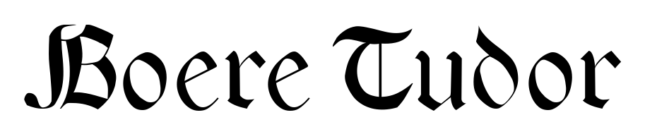 Boere Tudor Font Download Free