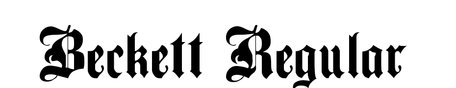 Beckett Regular Font Download Free
