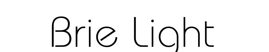 Brie Light Font Download Free