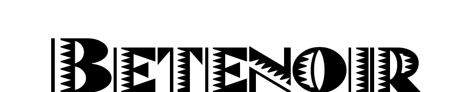 Betenoir Font Download Free