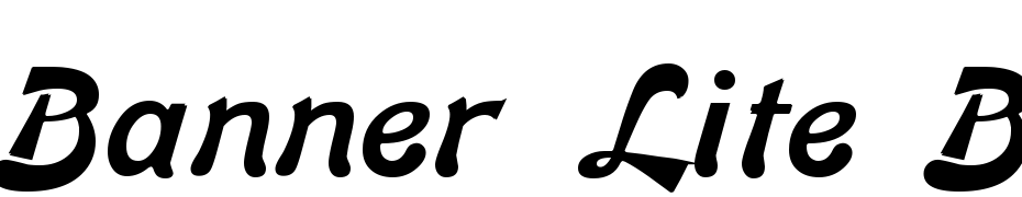 Banner Lite Bold Font Download Free
