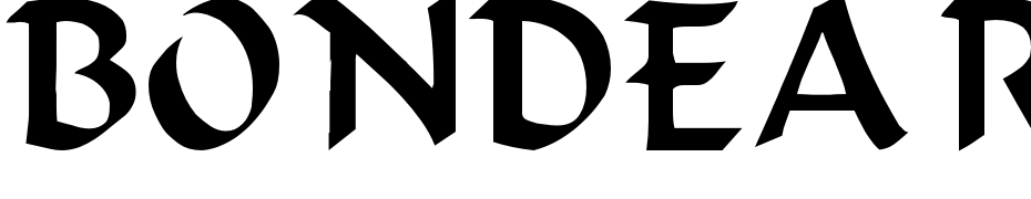 BONDEA Regular Font Download Free