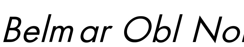Belmar Obl Norma Font Download Free