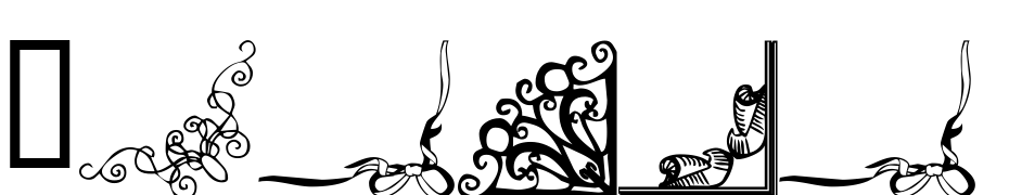 Border Corners 2 Font Download Free