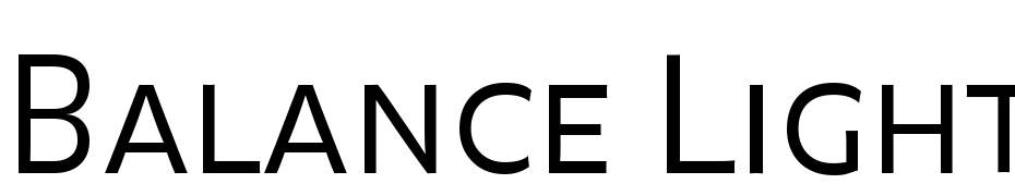 Balance Light Caps Font Download Free