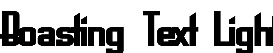 Boasting Text Light116 Bold Font Download Free