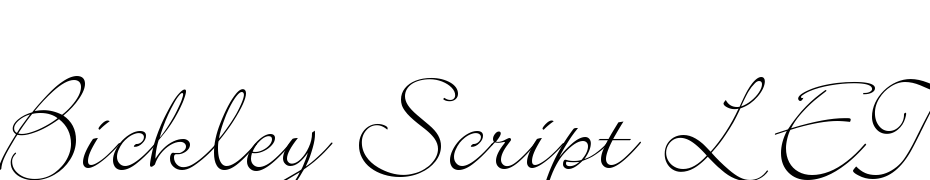 Bickley Script LET Plain:1.0 Font Download Free