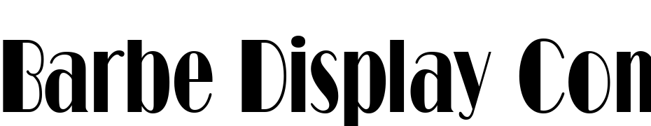 Barbe Display Condensed SSi Condensed cкачати шрифт безкоштовно