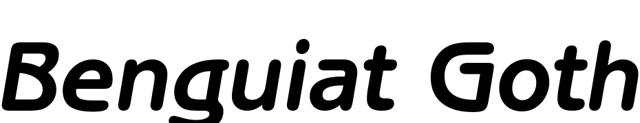 Benguiat Gothic Bold Italic BT Font Download Free
