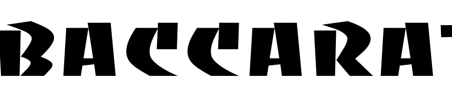Baccarat Upright Wide Regular Font Download Free