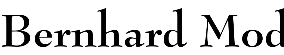 Bernhard Modern Bold BT Font Download Free