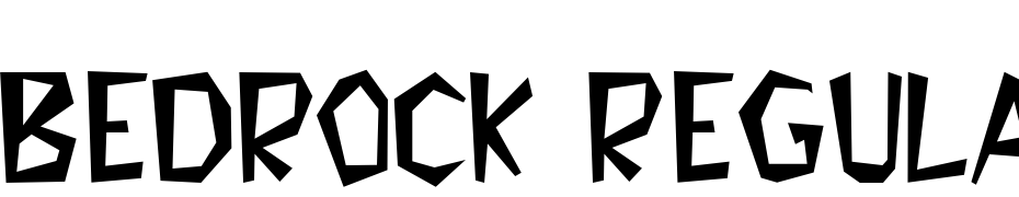 Bedrock Regular Font Download Free