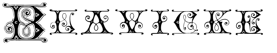 Blavicke Capitals Semi Expanded Regular Font Download Free