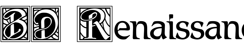 BD Renaissance Font Download Free
