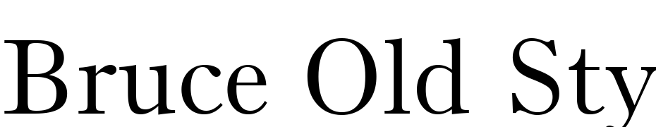 Bruce Old Style BT Font Download Free