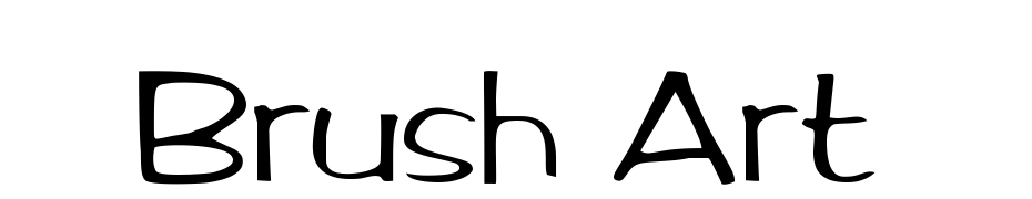 Brush Art Font Download Free