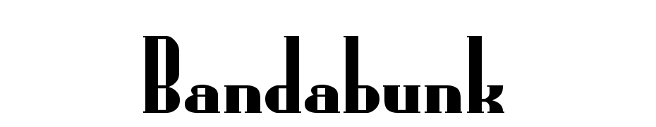 Bandabunk Font Download Free