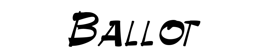 Ballot Font Download Free