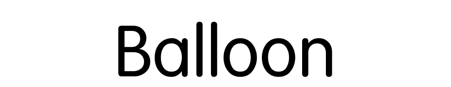 Balloon Font Download Free