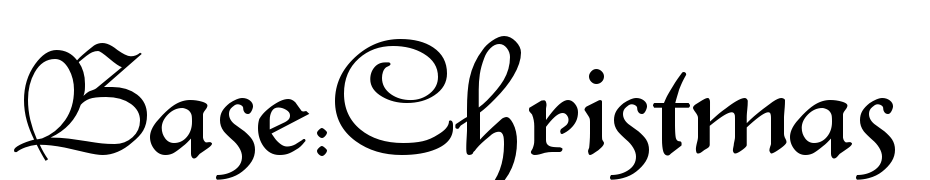 Base:Christmas Schrift Herunterladen Kostenlos