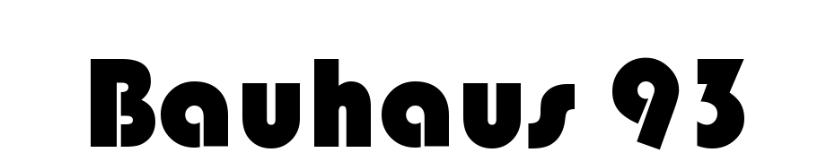 Bauhaus 93 Font Free Download

