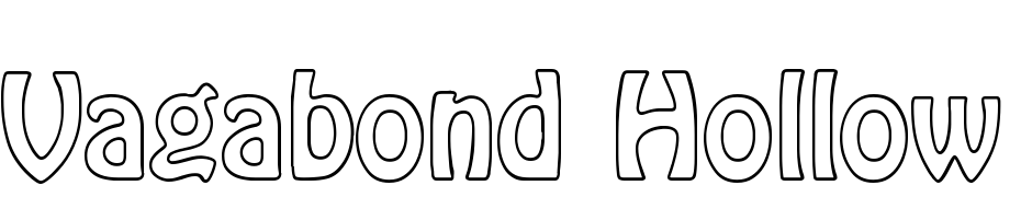 Vagabond Hollow Font Download Free