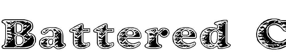 Battered Cooper Font Download Free