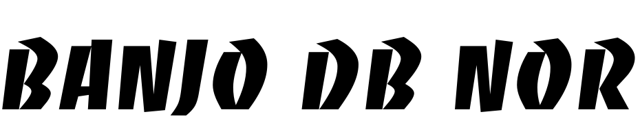 Banjo DB Normal Font Download Free