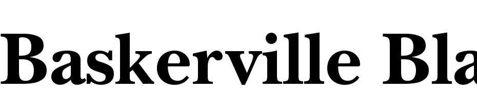 Baskerville Black SSi Bold Font Download Free
