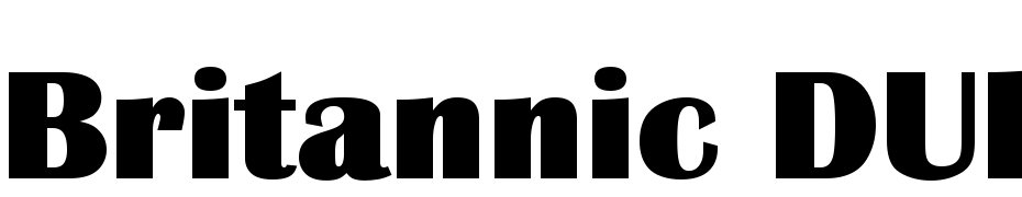 Britannic DUlt Font Download Free