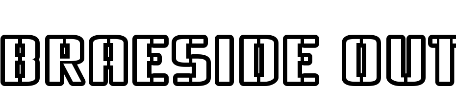 Braeside Outline Font Download Free