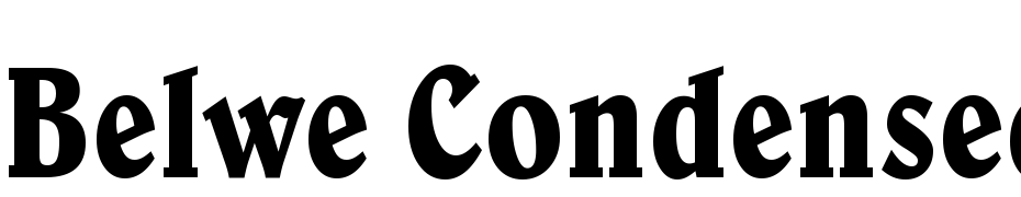 Belwe Condensed BT Font Download Free