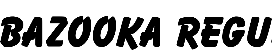 Bazooka Regular Scarica Caratteri Gratis