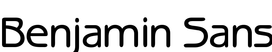 Benjamin Sans Medium Regular Font Download Free