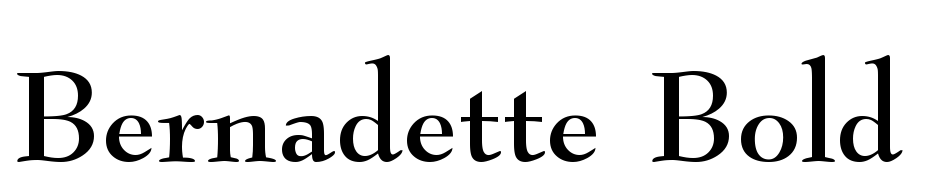 Bernadette Bold Font Download Free