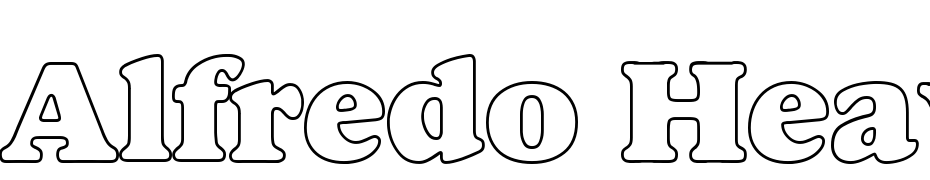 Alfredo Heavy Hollow Font Download Free
