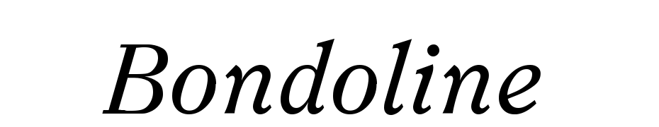 Bondoline Font Download Free