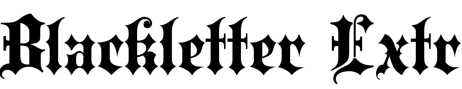 Blackletter Extra Bold Font Download Free