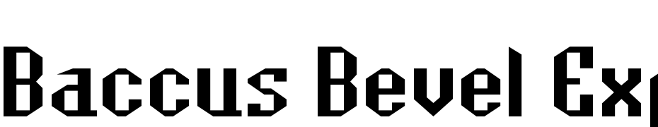 Baccus Bevel Exp Regular Font Download Free
