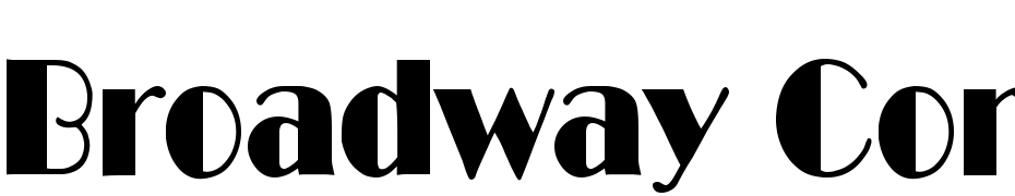 Broadway Condensed DB Font Download Free