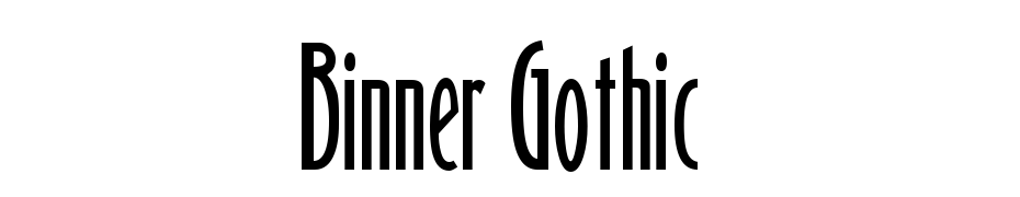 Binner Gothic Font Download Free