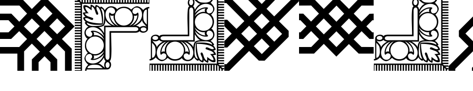 Borderbats Filligree Regular Font Download Free